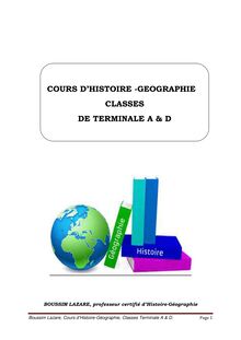 Histoire et géographie Africaine.