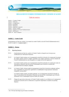 CG-Comité AUDIT-ROI 2009 v2