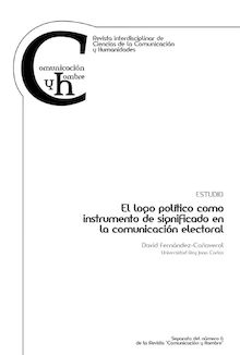 El logo político como instrumento de significado en la comunicación electoral  (The political logo as an instrument of significance in the electoral communication)