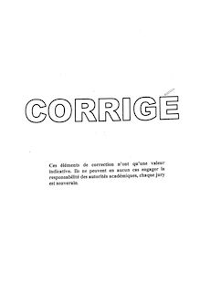 Corrige MC ESSAYAGE RETOUCHE Gestion d entreprise 2007