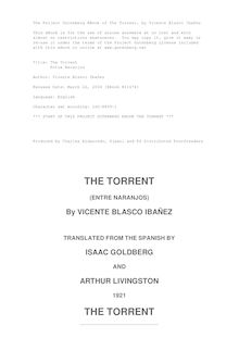The Torrent - Entre Naranjos