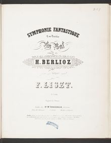 Partition Un bal (S.470/2), Symphonie fantastique, Fantastic Symphony