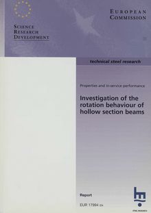 Investigation of the rotation behaviour of hollow section beams