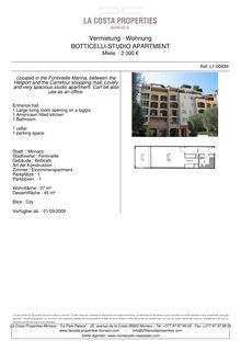 Vermietung - Wohnung BOTTICELLI-STUDIO APARTMENT