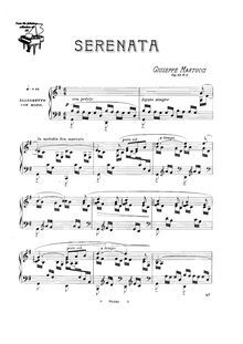 Partition No.2 Serenata, Capriccio e Serenata, Op.57, Martucci, Giuseppe