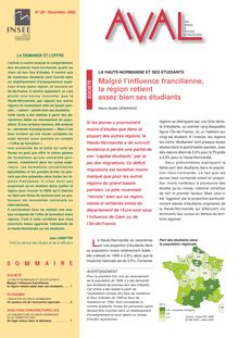 La Haute-Normandie et ses étudiants : Malgré l influence francilienne, la région retient assez bien ses étudiants