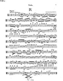 Partition , Fugato - partition de viole de gambe, 6 Stücke, Hermann, Friedrich