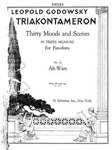 Partition , Alt-Wien, Triakontameron, 30 Moods and Scenes in Triple Measure