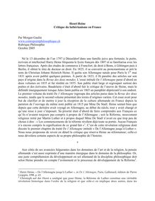 Henri Heine Critique du luthérianisme en France Par Morgan Gaulin ...
