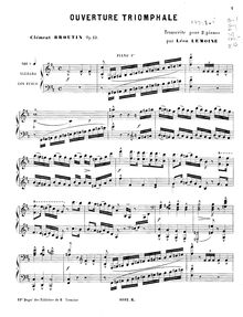Partition Piano 1, Ouverture triomphale, Op.13, Triumphant Overture
