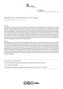 Biologie des comportements et écologie - article ; n°1 ; vol.124, pg 47-50