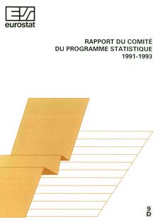 Rapport du comité du programme statistique 1991-1993