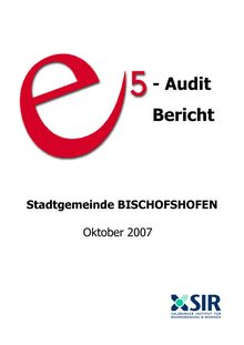 Audit-Bericht Bischofshofen 2007