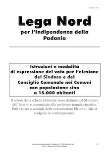 per l Indipendenza della Padania