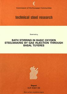 Bath stirring in basic oxygen steelmaking by gas injection through basal tuyeres