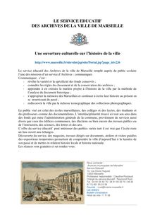 LE SERVICE EDUCATIF - histgeo Ac Aix Marseille