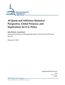 Al Qaeda and Affiliates: Historical Perspective, Global Presence ...