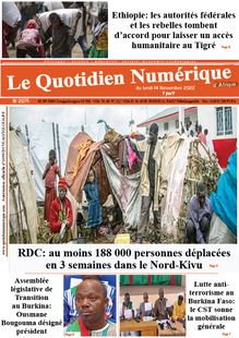 Le Quotidien Numérique d’Afrique n°2071 - du lundi 14 novembre 2022