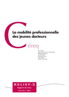 La mobilité professionnelle des jeunes docteurs