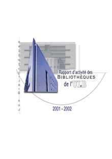 Rapport d activité des Bibliothèques 2001/2002