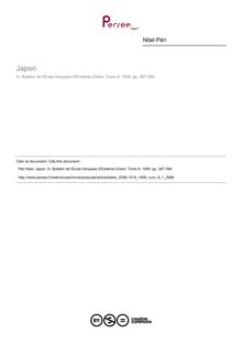 Japon - article ; n°1 ; vol.9, pg 387-394