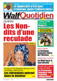 Walf Quotidien n°9080 - du vendredi 1er juillet 2022