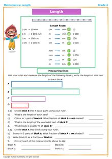 Grade 4 Maths Workbook: Measurement - Length