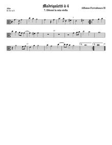 Partition ténor viole de gambe 1, alto clef, Madrigaletti, Ferrabosco Jr., Alfonso par Alfonso Ferrabosco Jr.