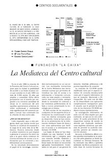 Fundación &quot;la Caixa&quot;: La Mediateca del Centro Cultural