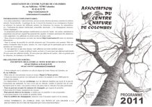 ASSOCIATION DU CENTRE NATURE DE COLOMBES 16, rue Solférino - 92700 ...