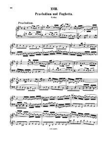 Partition complète (BWV 902), Prelude et Fughetta, Präludium und Fughetta