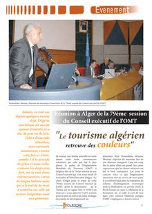 "Le tourisme algérien