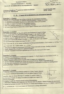 FMedecine Rabat Physiques FR 2005