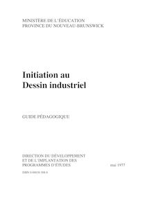 Initiation au dessin industriel (mai 1997)   ministère de l éducation