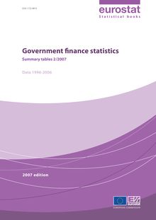 Government finance statistics