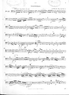 Partition violoncelle, corde quatuors, Op.54, Haydn, Joseph