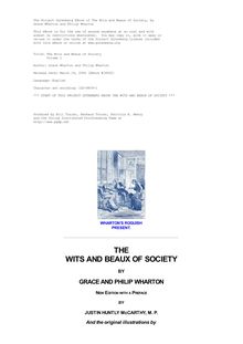 The Wits and Beaux of Society - Volume 1