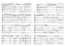 Partition complète, 3 corde quatuors, Op.85, Krommer, Franz