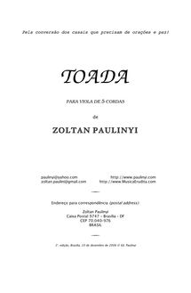 Partition complète, Toada, Paulinyi, Zoltan