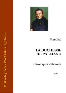Stendhal la duchesse de palliano