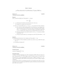 Bac mathematiques specialite 2006 s