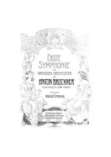 Partition complète, Symphony No.1 en C minor, C minor, Bruckner, Anton