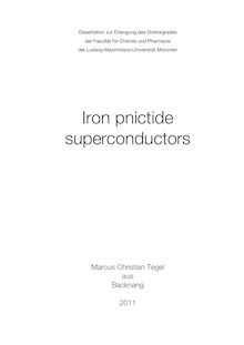 Iron pnictide superconductors [Elektronische Ressource] / Marcus Christian Tegel