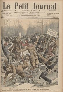 LE PETIT JOURNAL SUPPLEMENT ILLUSTRE  N° 897 du 27 janvier 1908