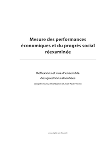 Rapport de la commission sur la mesure des performances économiques et du progrès social - 14 septembre 2009. : mesure_rexaminee