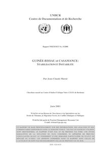 UNHCR Centre de Documentation et de Recherche GUINÉE-BISSAU et ...