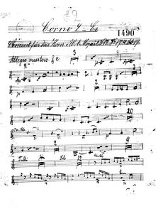 Partition cor 2 (E♭), cor Concerto, Horn Concerto No.2, E♭ major