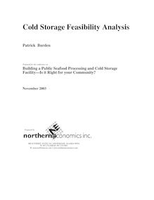 Cold Storage Feasibility Analysis