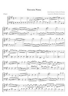 Partition Toccata No.19, Toccatas pour clavecin, Seixas, Carlos