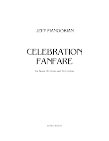 Partition parties complètes, Celebration Fanfare, Manookian, Jeff